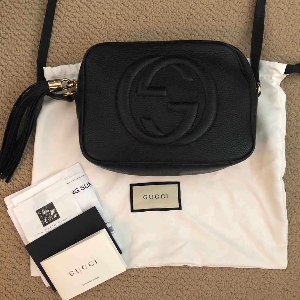 Gucci Soho leather disco bag.